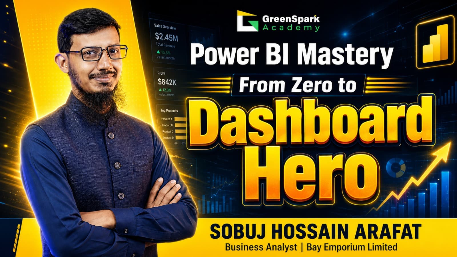 Power BI Mastery – From Zero to Dashboard Hero